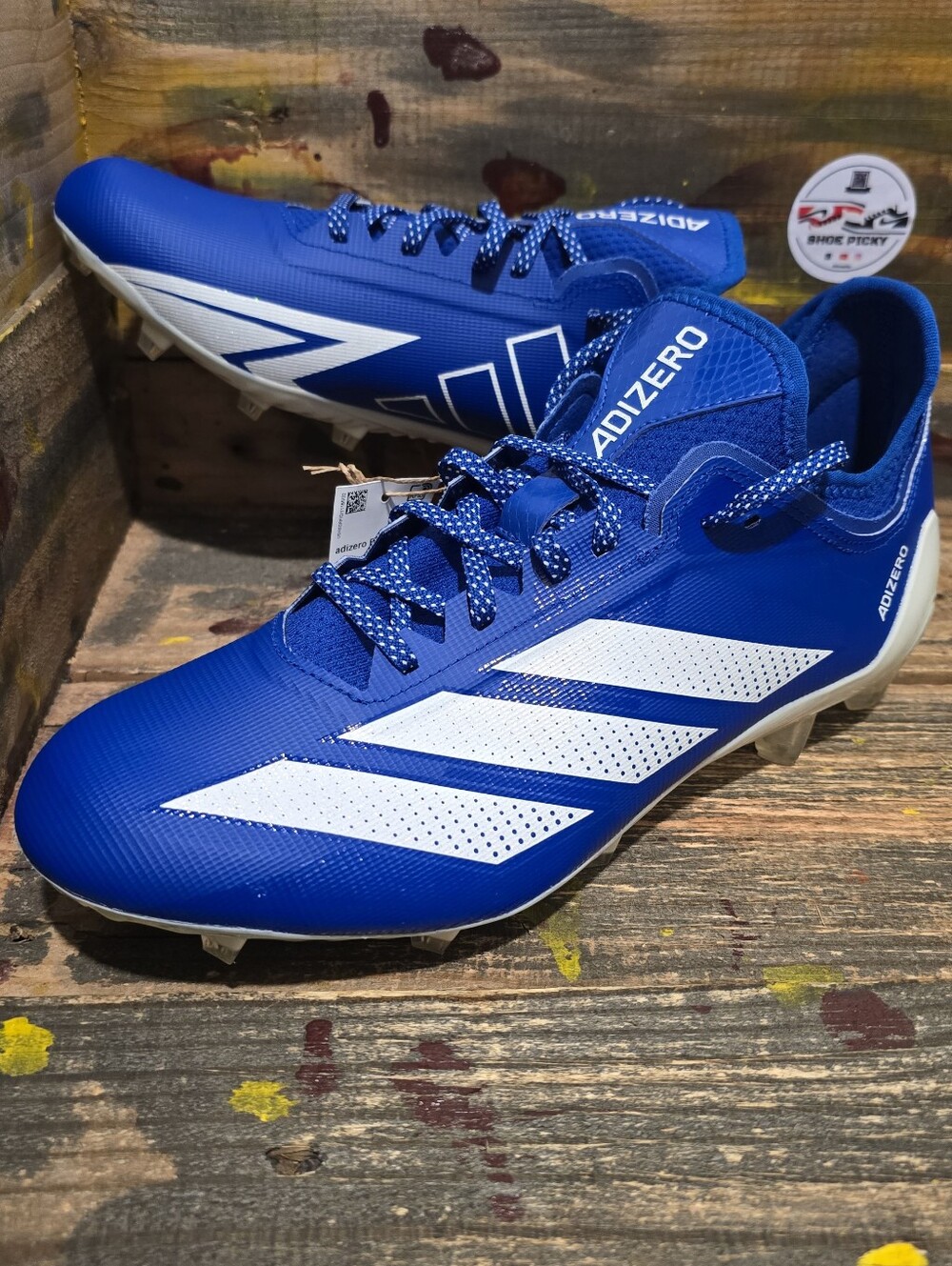 Men adidas adizero electric.1 royal Blue football cleats size 11 new IF1918